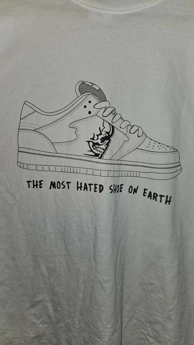 Warren Lotas 'The Most Hated Shoe on Earth' Graphic T-Shirt